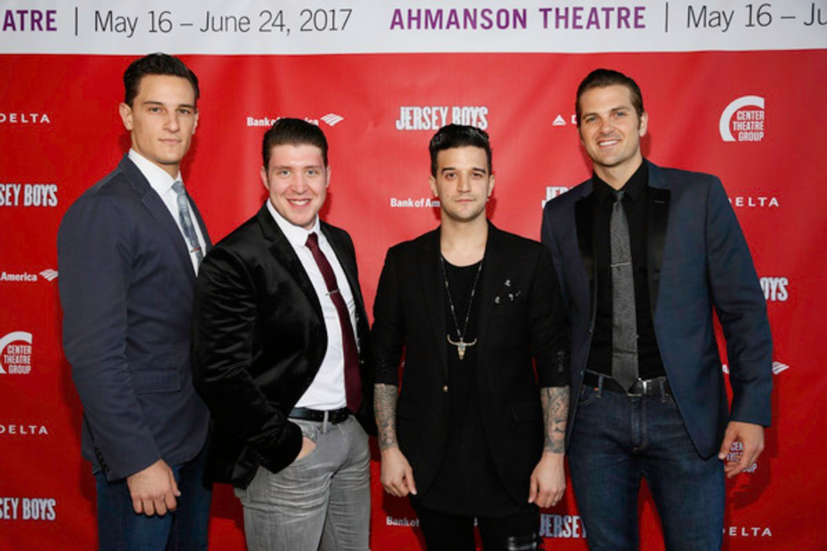 Cory Jeacoma, Matthew Dailey, Mark Ballas and Keith Hines at 