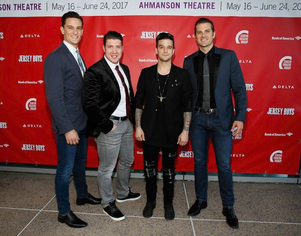 Cast members Cory Jeacoma, Matthew Dailey, Mark Ballas and Keith Hines Photo