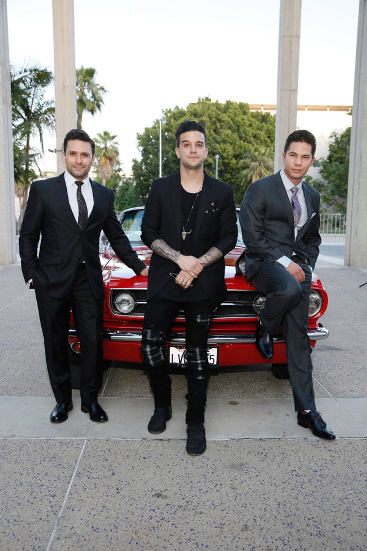 Cast members Aaron De Jesus, Mark Ballas and Miguel Jarquin-Moreland  at 