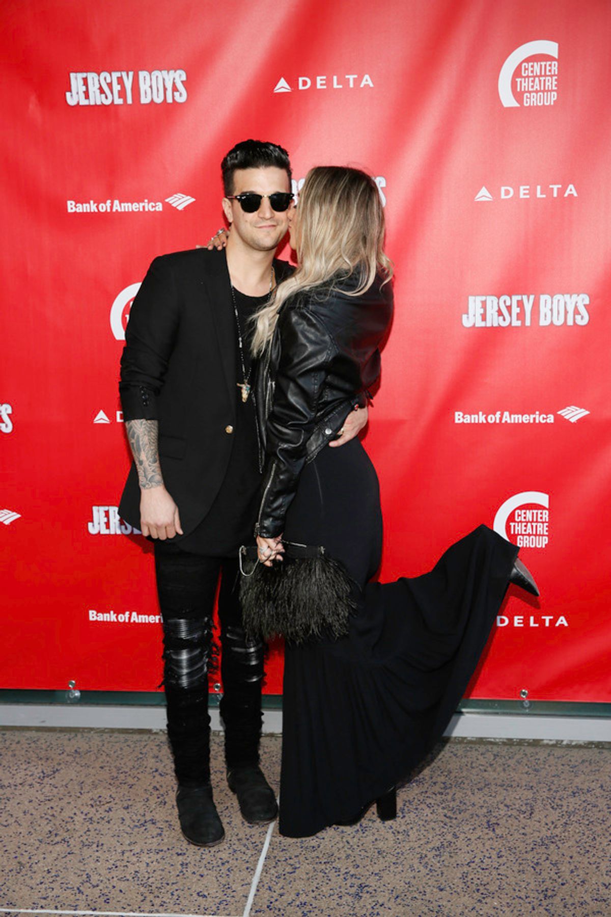 Cast member Mark Ballas and BC Jean at 