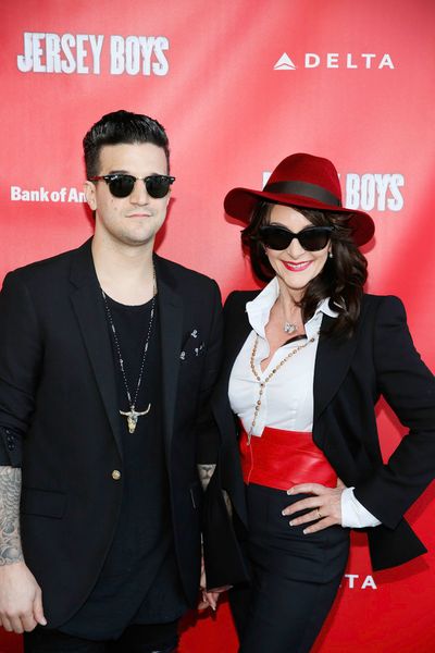 Cast member Mark Ballas and Shirley Ballas Photo