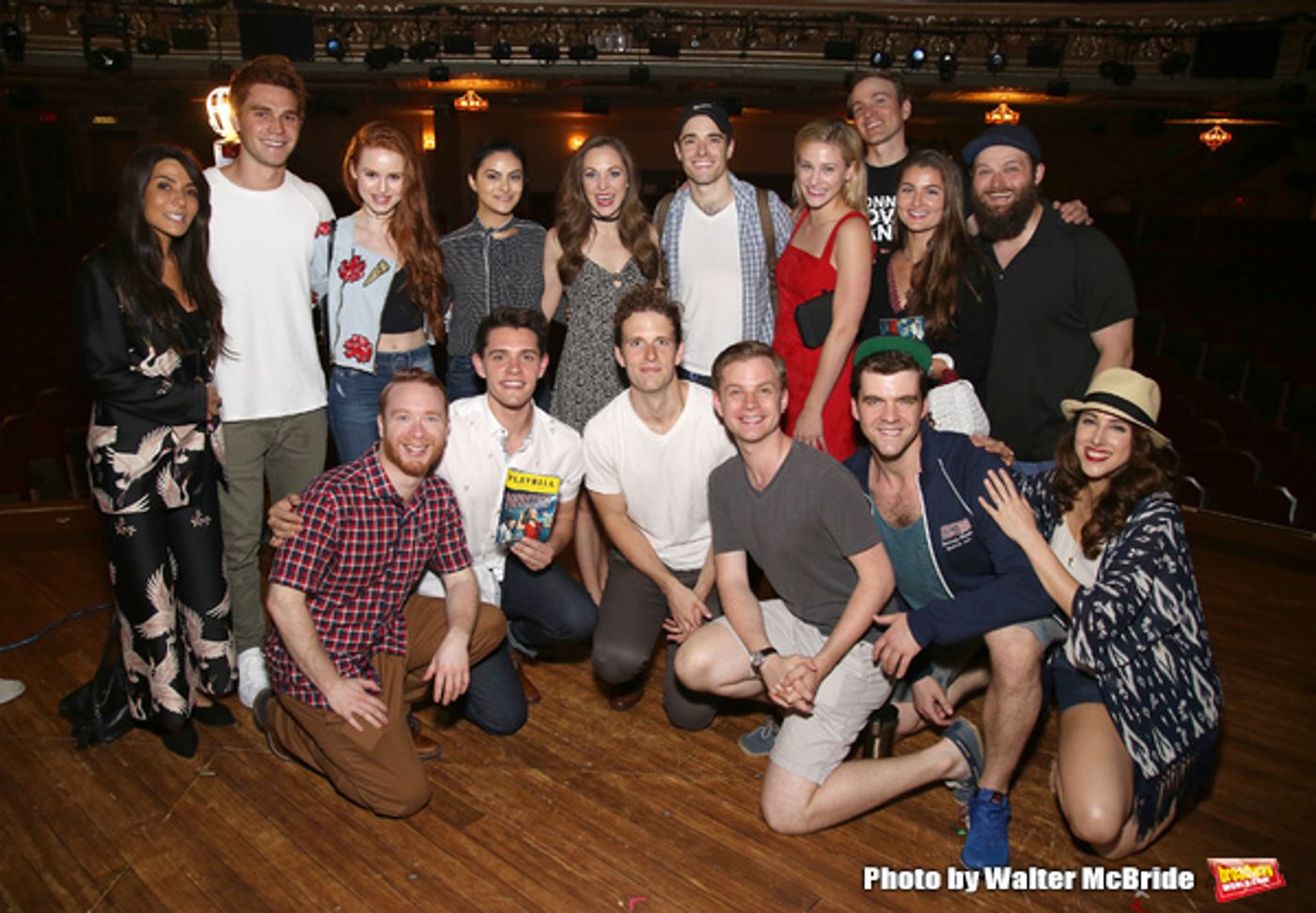 Photo Coverage: Cast of Teen Drama RIVERDALE Visits Broadway's BANDSTAND  Image