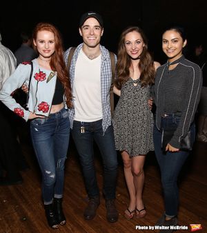 Madelaine Petsch, Corey Cott, Laura Osnes and Camila Mendes @ BroadwayWorld Madelaine Petsch, Corey Cott, Laura Osnes and Camila Mendes Photo