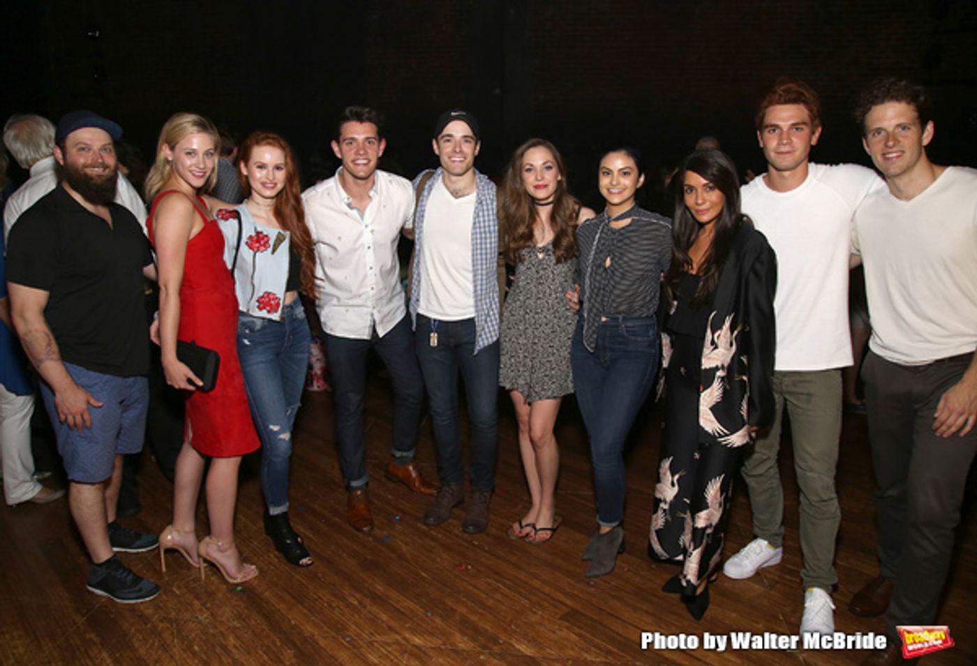 Photo Coverage: Cast of Teen Drama RIVERDALE Visits Broadway's BANDSTAND  Image
