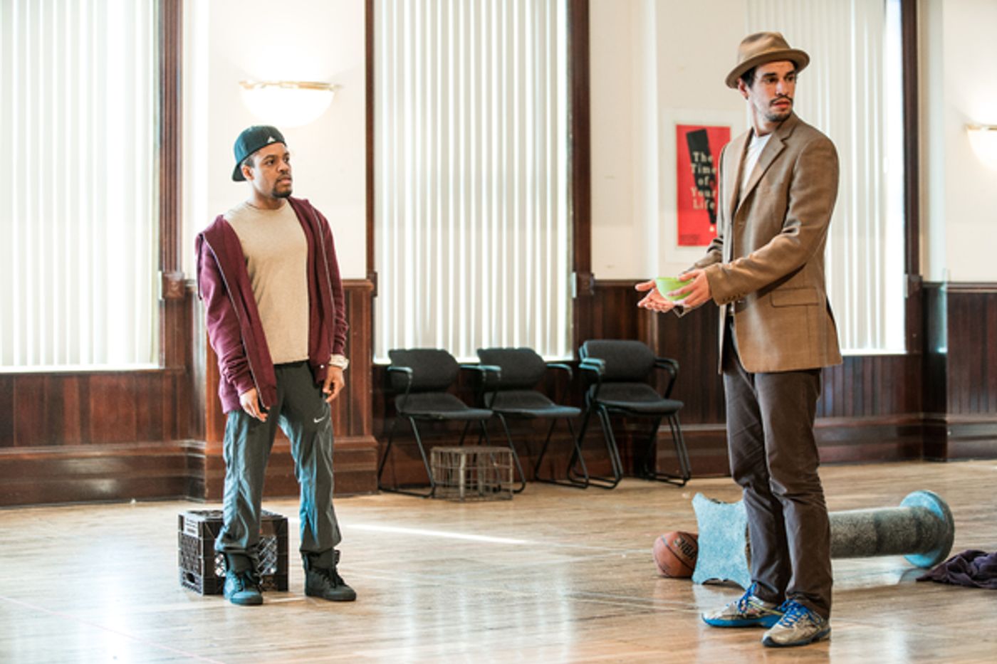 Photo Flash: In Rehearsal with Steppenwolf's PASS OVER  Image