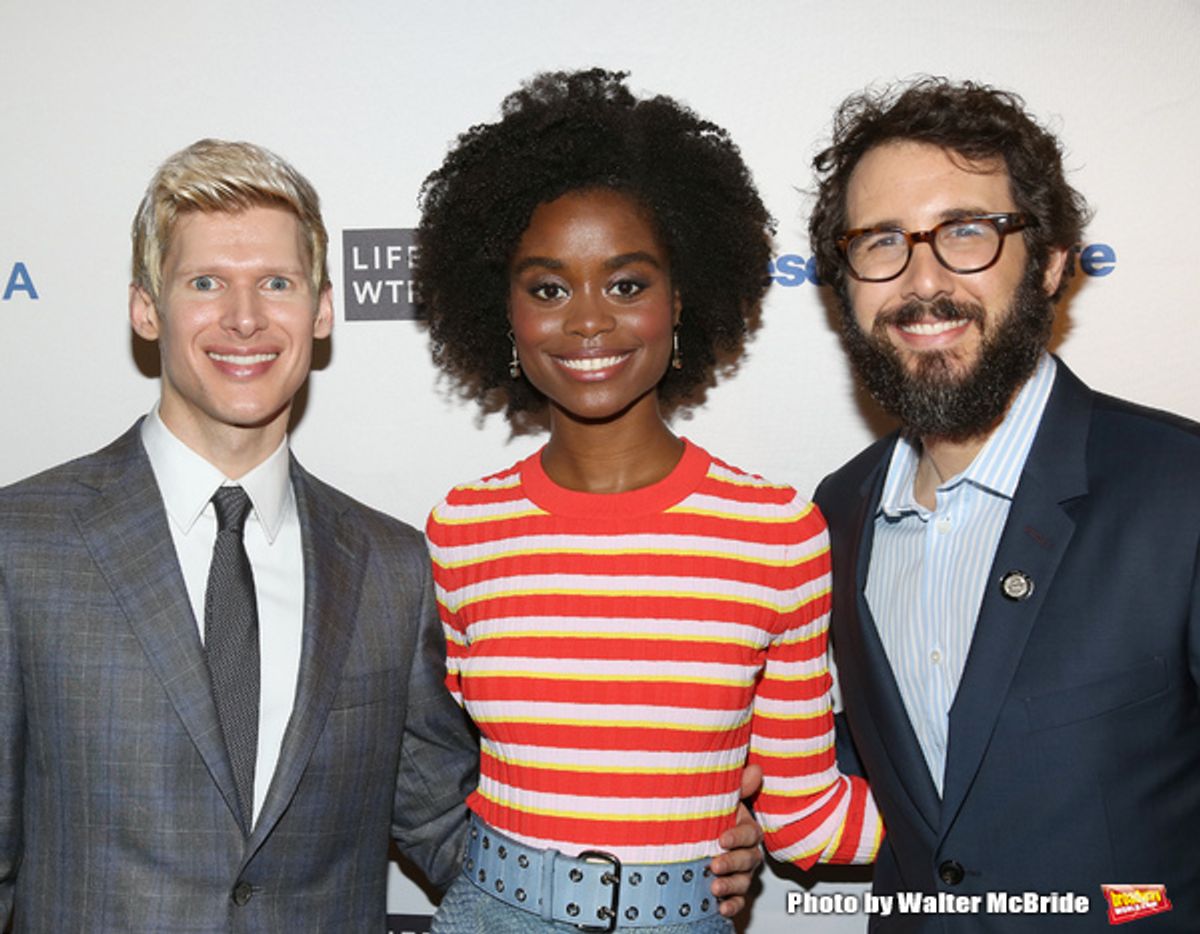 Lucas Steele, Denee Benton and Josh Groban at 