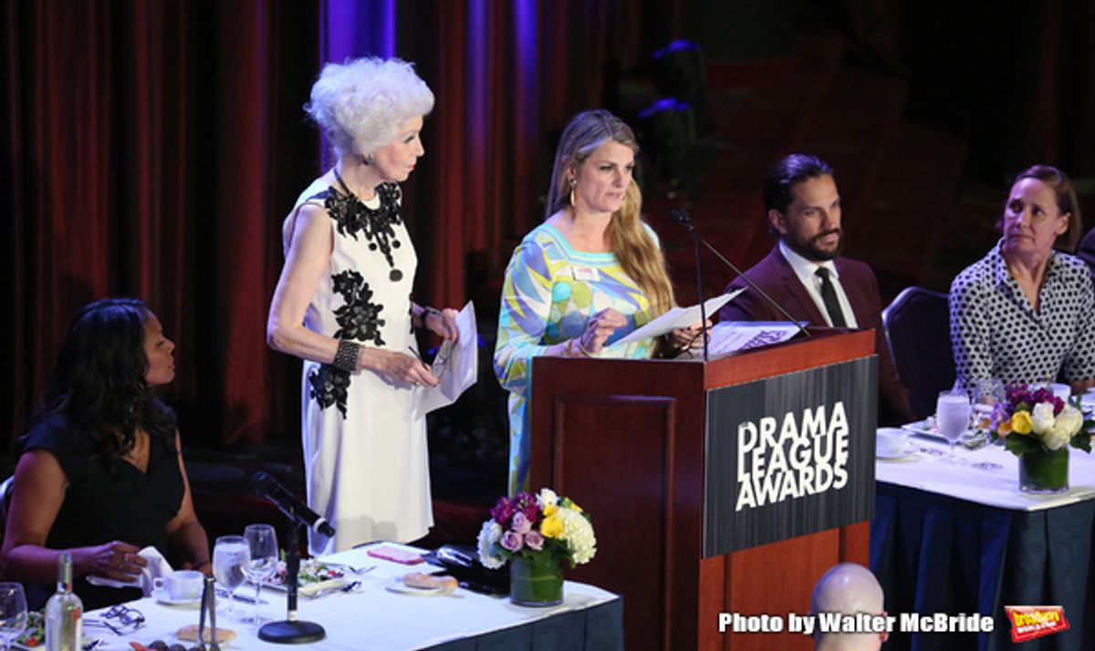 Audra McDonald, Jano Herbosch, Bonnie Comley,  Will Swenson and Laurie Metcalf  at 