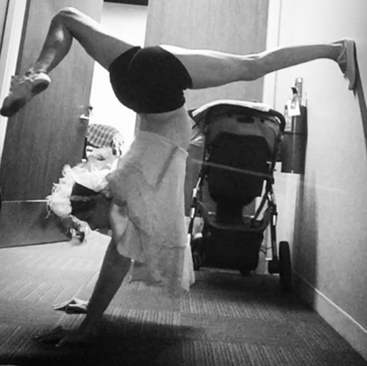 Black Pearl: A Tribute to Josephine Baker (Regional): lyskei Intermission shapes on Official Josephine Baker Day (and Eliza Doolittle Day) . #bejosephine #josephinebaker #handstands #intermission #SIP #saturdayintermissionpic #flapper #ziegfieldfollies #s at 