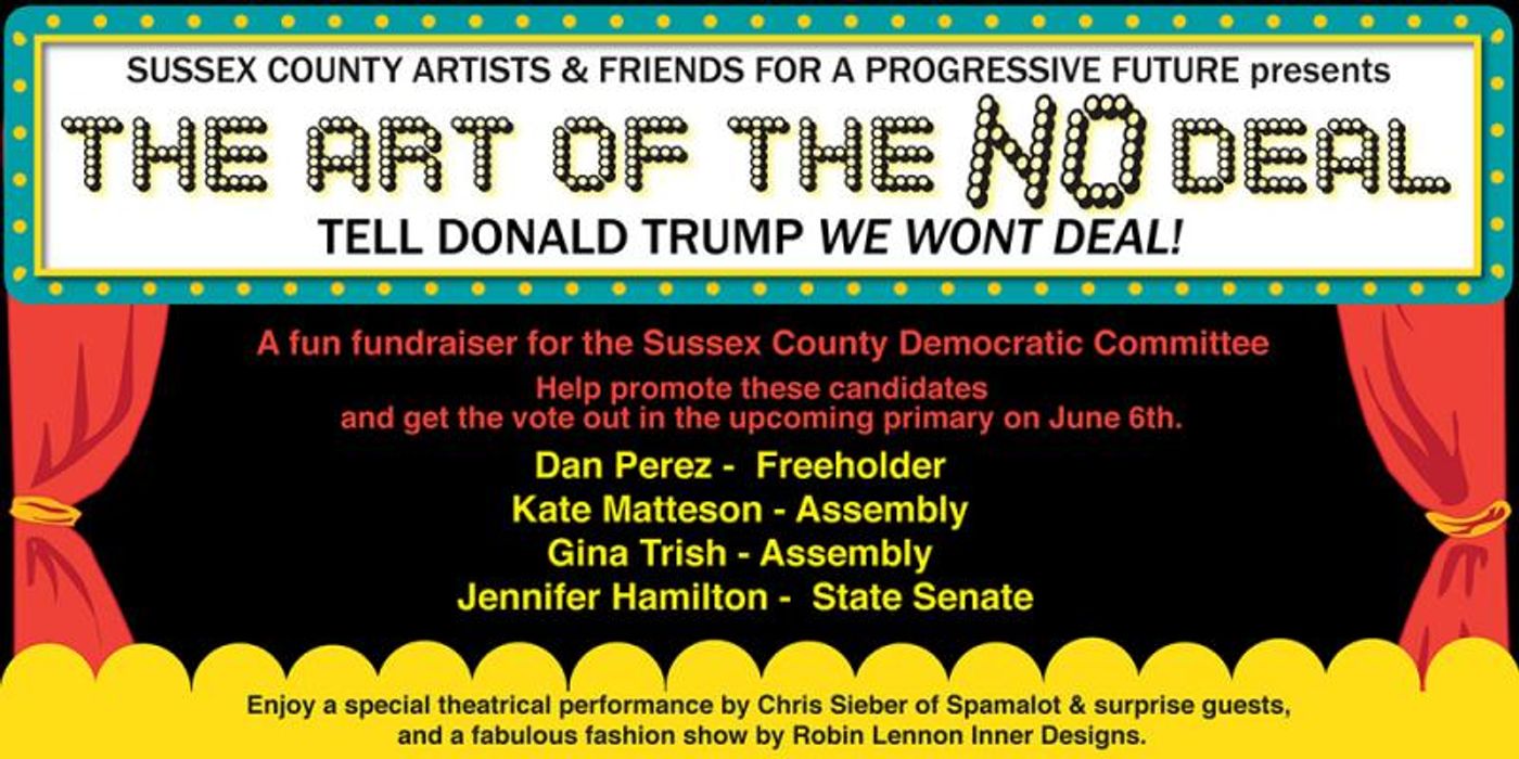 Beth Leavel, Christopher Sieber, Ward Billeisen, Seth Danner & More to Perform Monday 5/22 in Sussex County for THE ART OF THE 'NO' DEAL Benefit  Image
