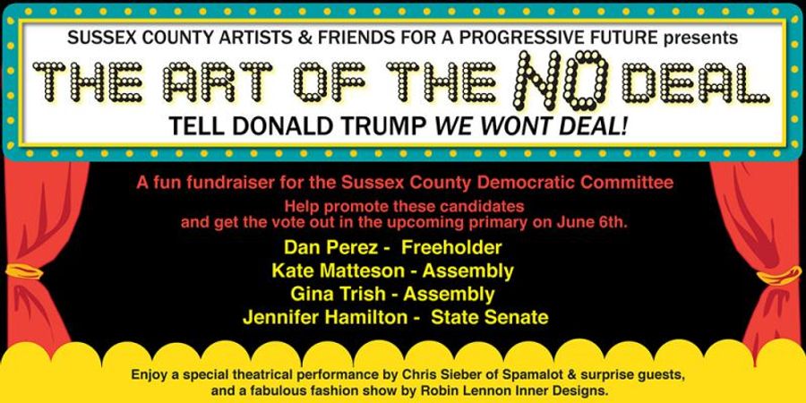 Beth Leavel, Christopher Sieber, Ward Billeisen, Seth Danner & More to Perform Monday 5/22 in Sussex County for THE ART OF THE 'NO' DEAL Benefit Image