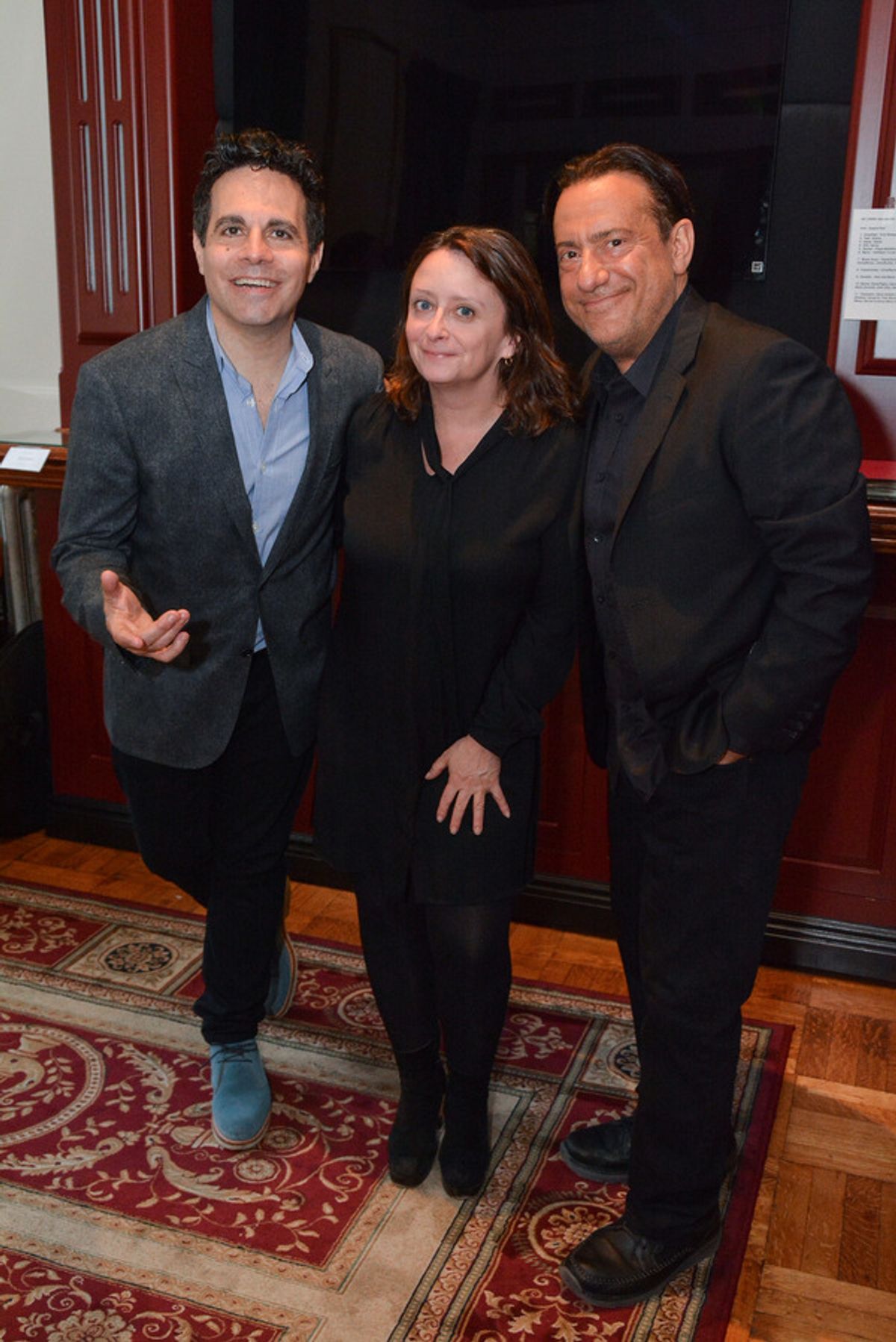 Mario Cantone, Rachel Dratch, Eugene Pack at 