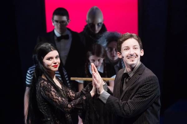 Angelina Boris, Andrew Feldman and the Addams Family Photo