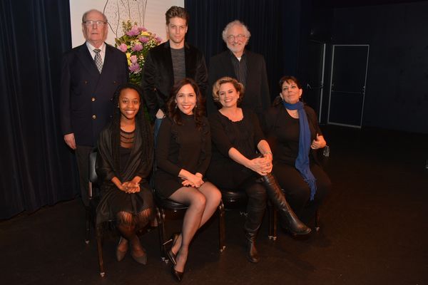 Paxton Whitehead, Christian DeMarais, Tim Jerome, Mirirai Sithole, Andrea Burns, Chri Photo