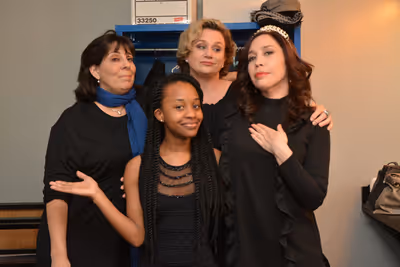 Christine Pedi, Mirirai Sithole, Cady Huffman and Andrea Burns Photo