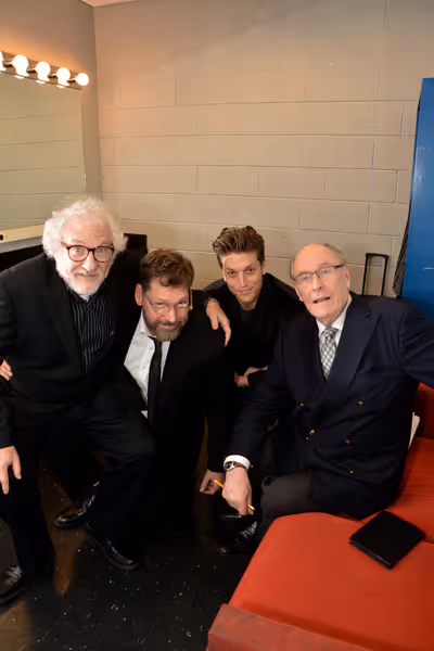 Tim Jerome, David Staller, Christian DeMarais and Paxton Whitehead Photo