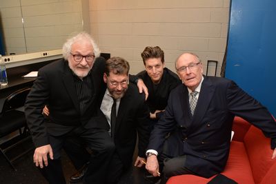 Tim Jerome, David Staller, Christian DeMarais snd Paxton Whitehead Photo