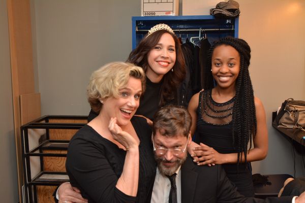 Cady Huffman, Andrea Burns, David Staller and Mirirai Sithole Photo