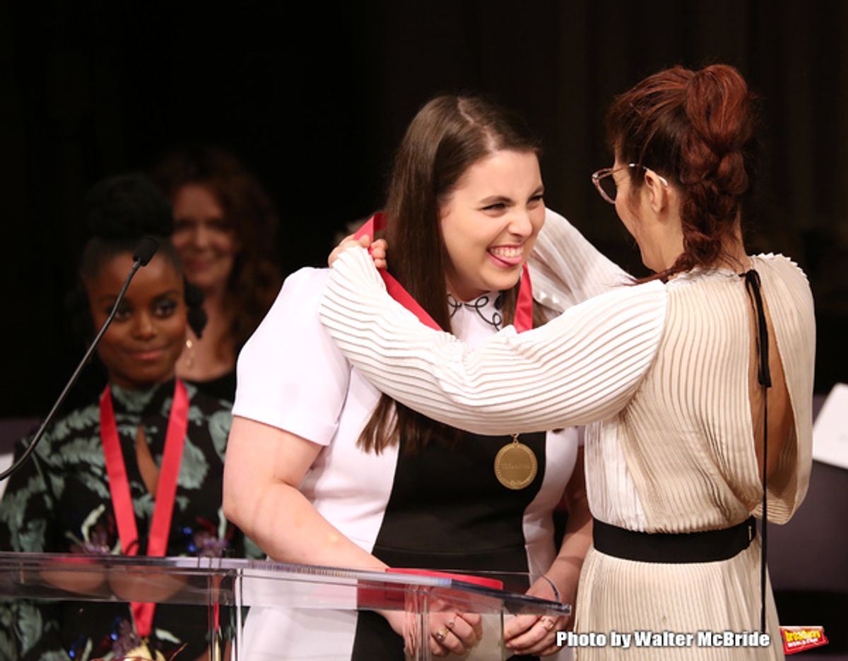 Beanie Feldstein and Marisa Tomei  at 