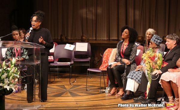 Charlayne Woodard, Sarah Jones, Micki Grant and Stephen Schwartz  Photo