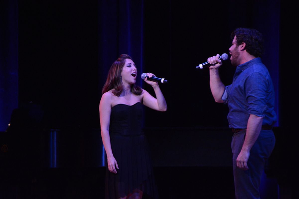 Christina Bianco and Josh Young at 