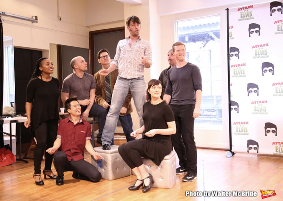 Eric Sciotta with The cast at 