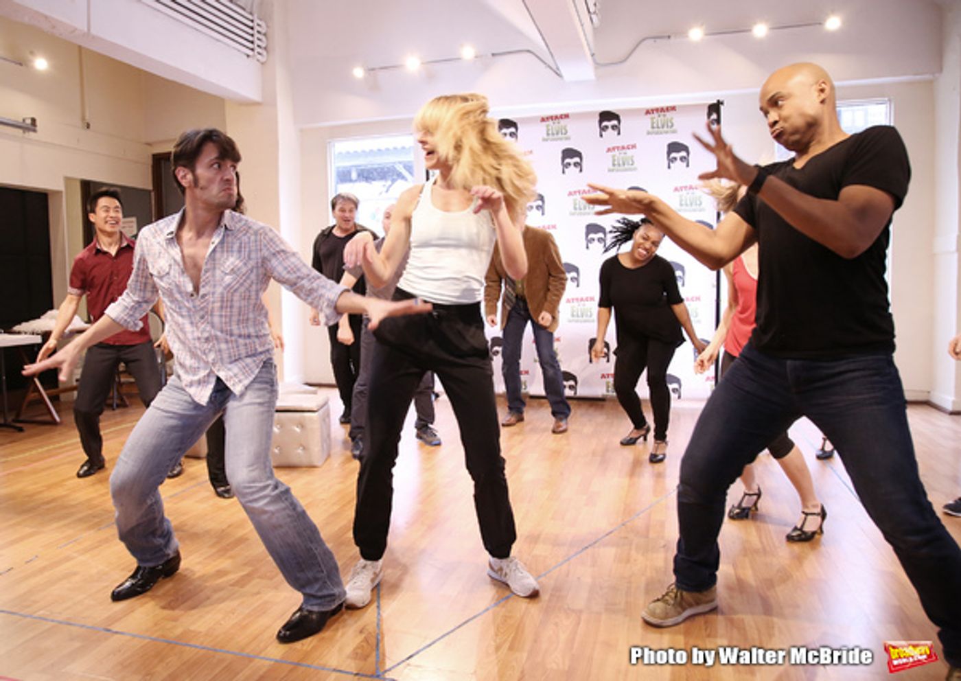 Photo Coverage: In Rehearsal for ATTACK OF THE ELVIS IMPERSONATORS!  Image