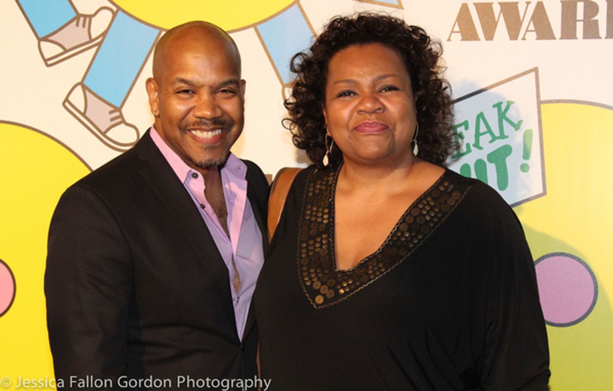 Darius de Haas and Aisha de Haas at 