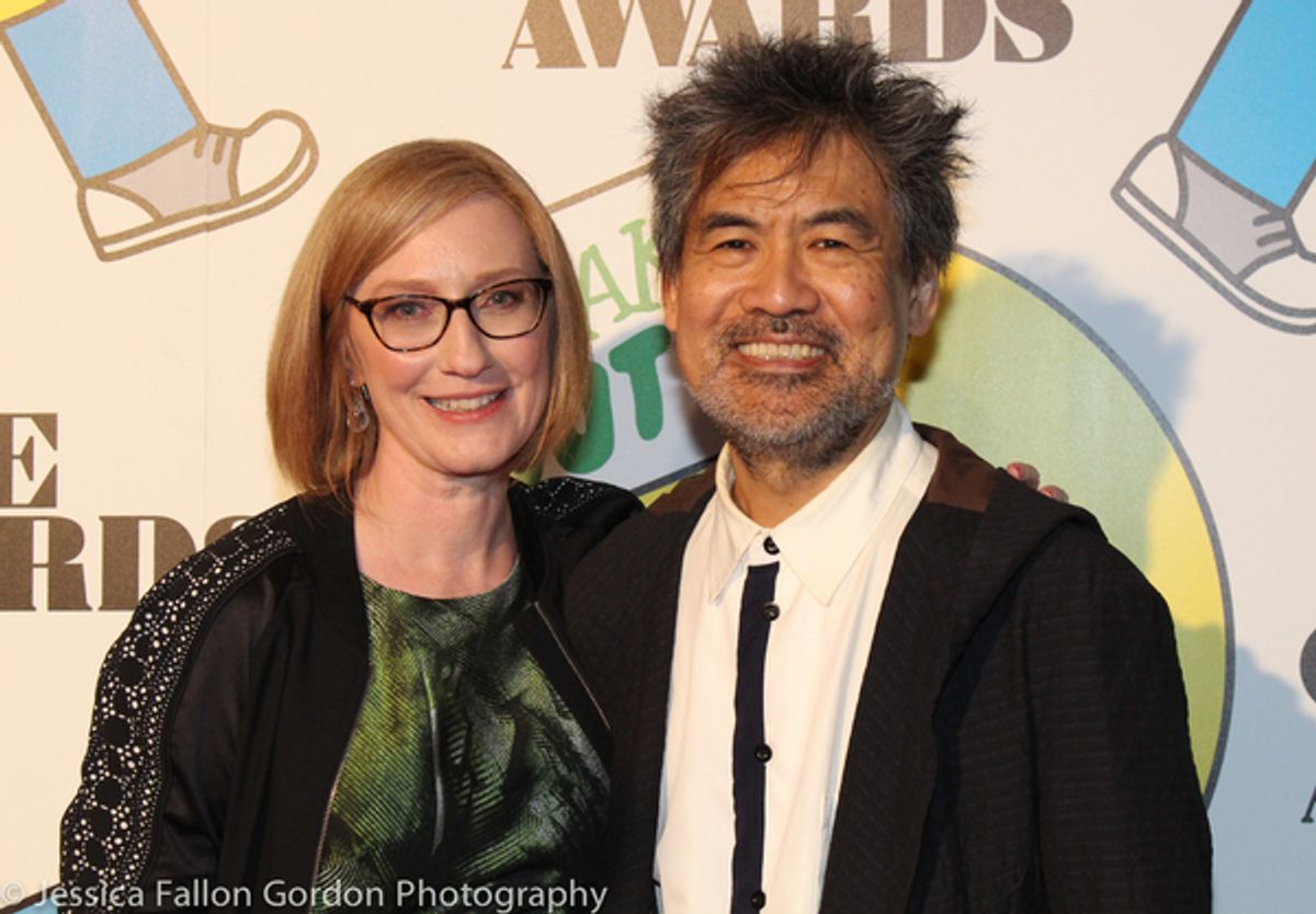 Heather Hitchens and David Henry Hwang at 