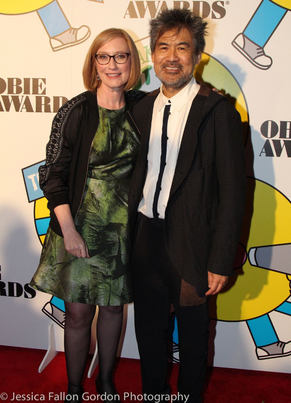Heather Hitchens and David Henry Hwang at 