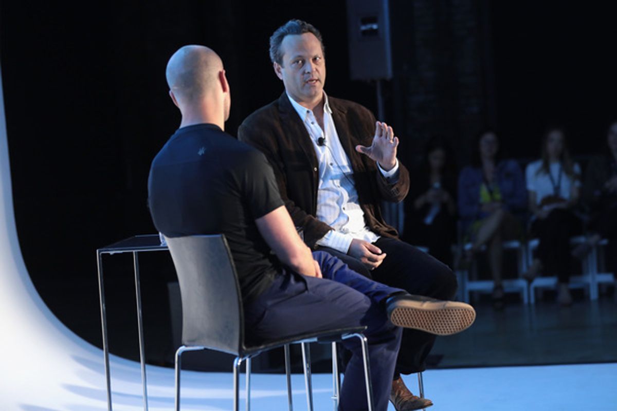 Timothy Ferriss and Vince Vaughn at 