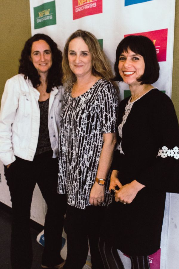  Daniella Topol, Susan Bernfield and Sheila Callaghan.
 Photo