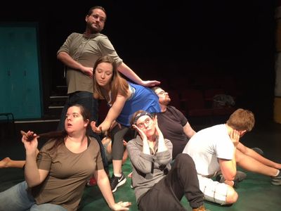 Kallie Rolison, Edward Fraim, Alyssa Ratkovich, Amanda Forman, Ross Christian and Mat Photo