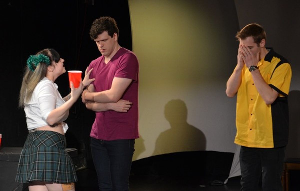 Vicki Pelletier, Karl Hinger, and Ryan Shea at 