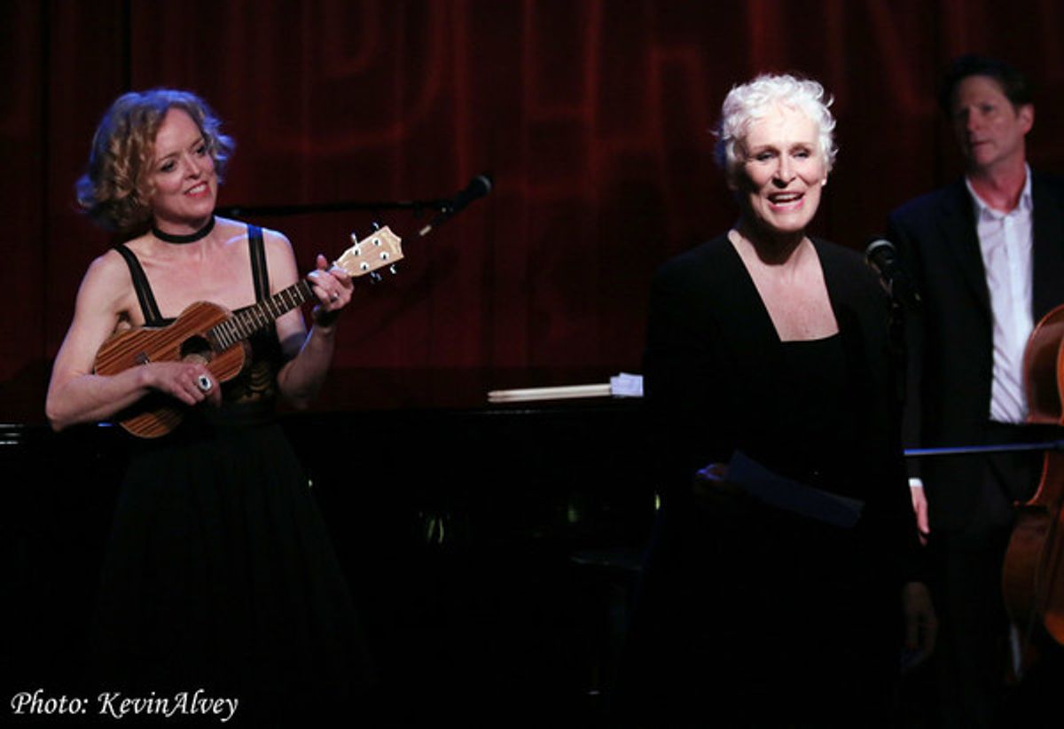 Nancy Anderson and Glenn Close at 