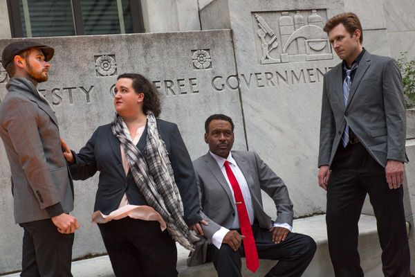 Samuel Bowen Partridge, Jennifer Feather Youngblood, Victor Little and Travis Horsema Photo