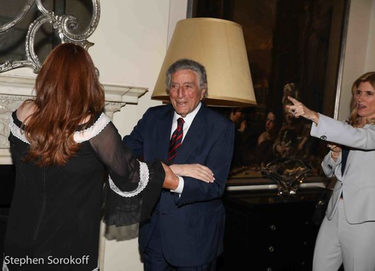 Antonia Bennett, Tony Bennett, Susan Crow at 