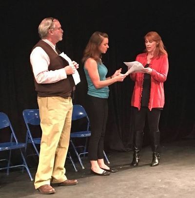Alan Knoll, Rachel Fenton and Laurie McConnell  Photo