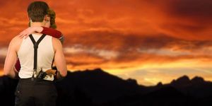 Joseph Massingale and Annie Miller star as famed outlaws, Clyde Barrow and Bonnie Par Photo