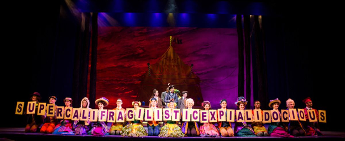 Mary Poppins at Paper Mill Playhouse; Photo by Matthew Murphy: The cast of Mary Poppins. at 