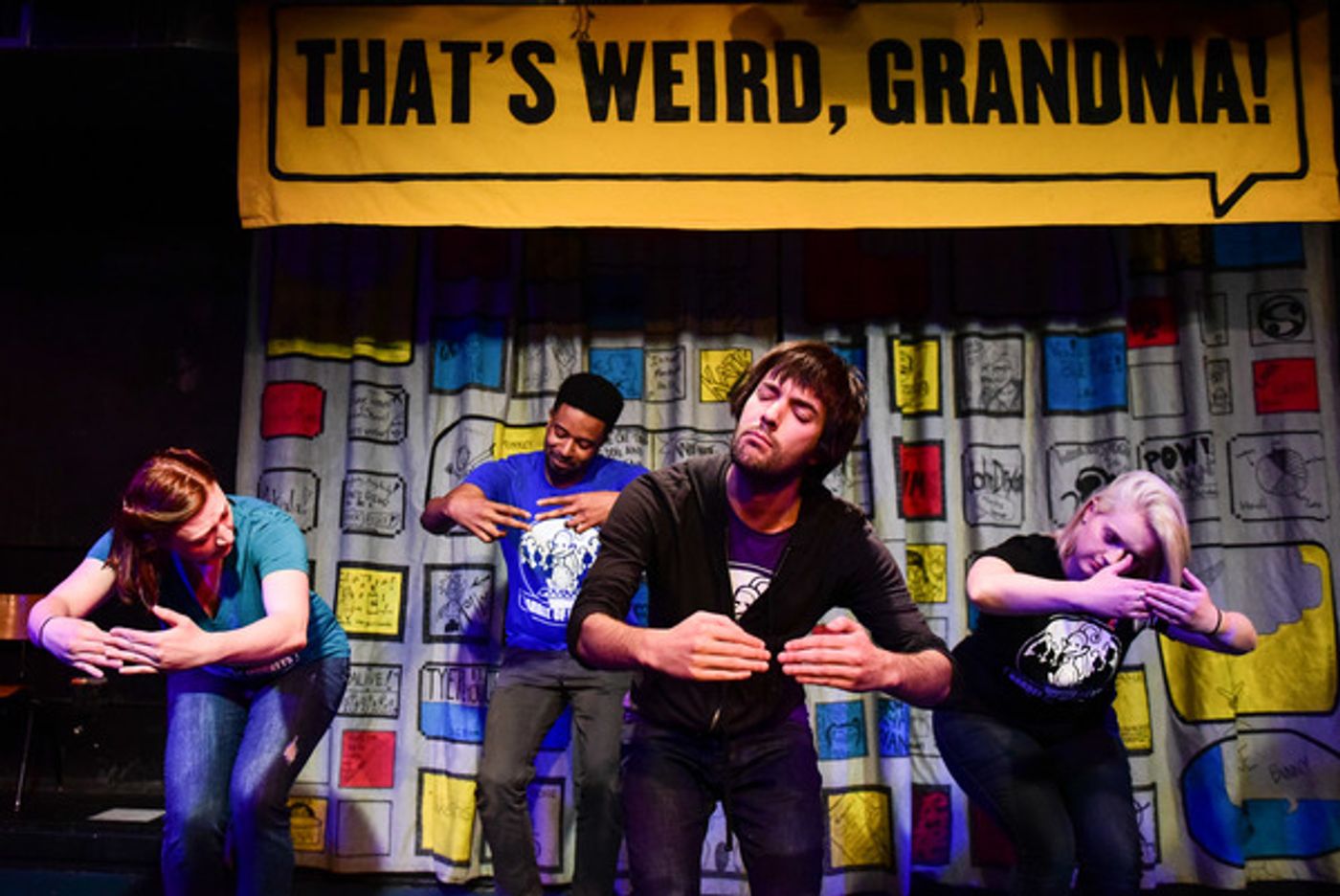 Photo Flash: First Look at Barrel of Monkeys' THAT'S WEIRD, GRANDMA  Image