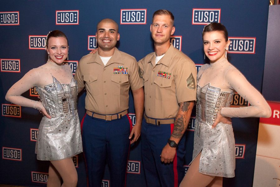 Photo Flash: Radio City Rockettes Join Forces with the USO for Fleet Week and More Image
