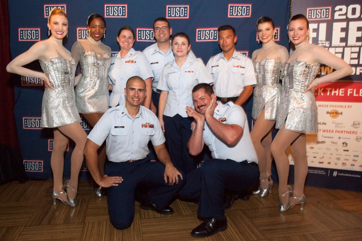 Photo Flash: Radio City Rockettes Join Forces with the USO for Fleet Week and More Photo Flash: Radio City Rockettes Join Forces with the USO for Fleet Week and More Image