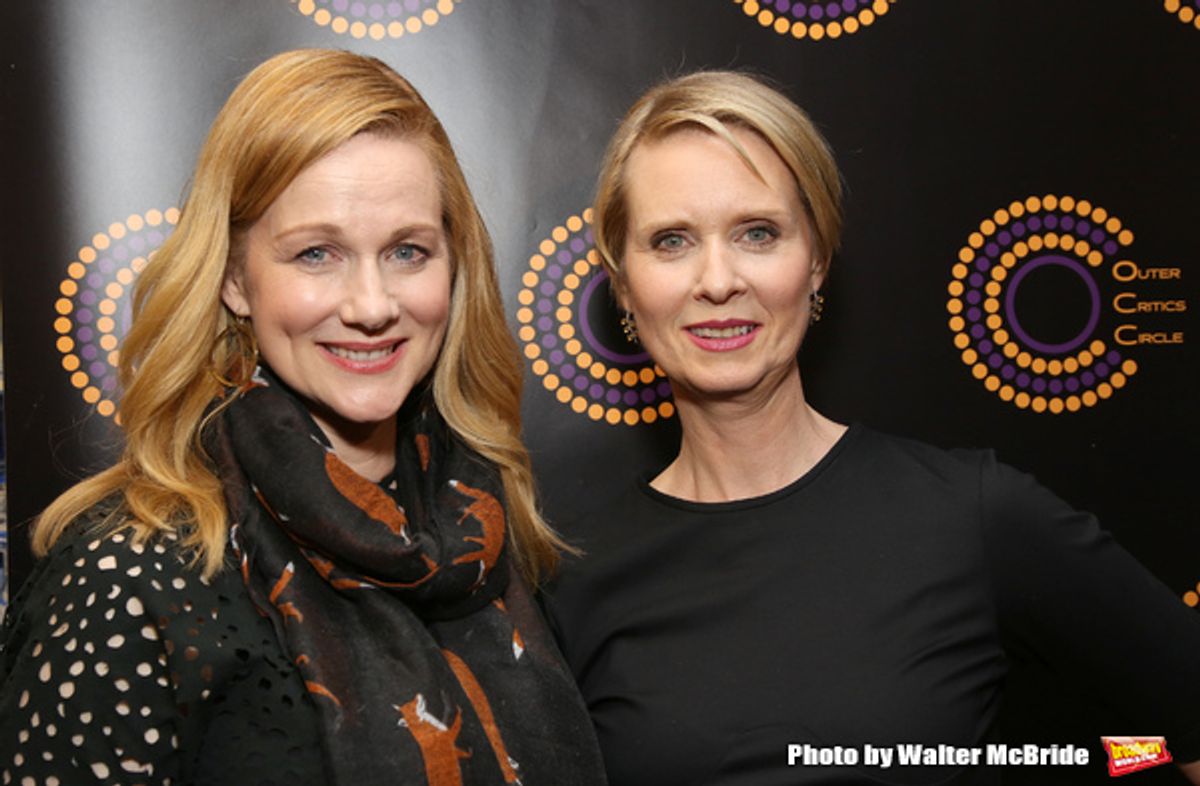 Laura Linney and Cynthia Nixon at 