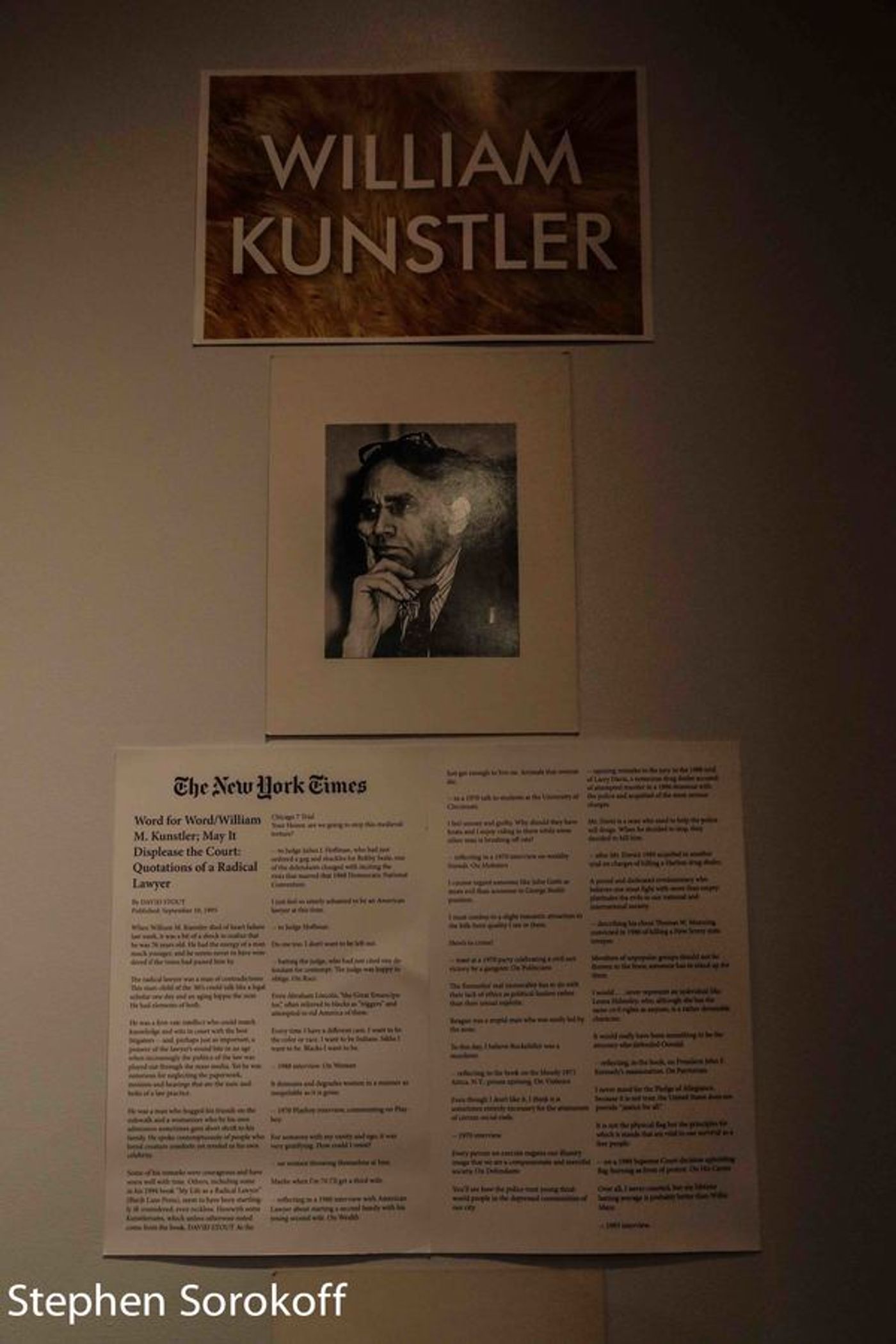 Photo Coverage: Jeff McCarthy Takes Bows in KUNSTLER at Barrington Stage Company  Image