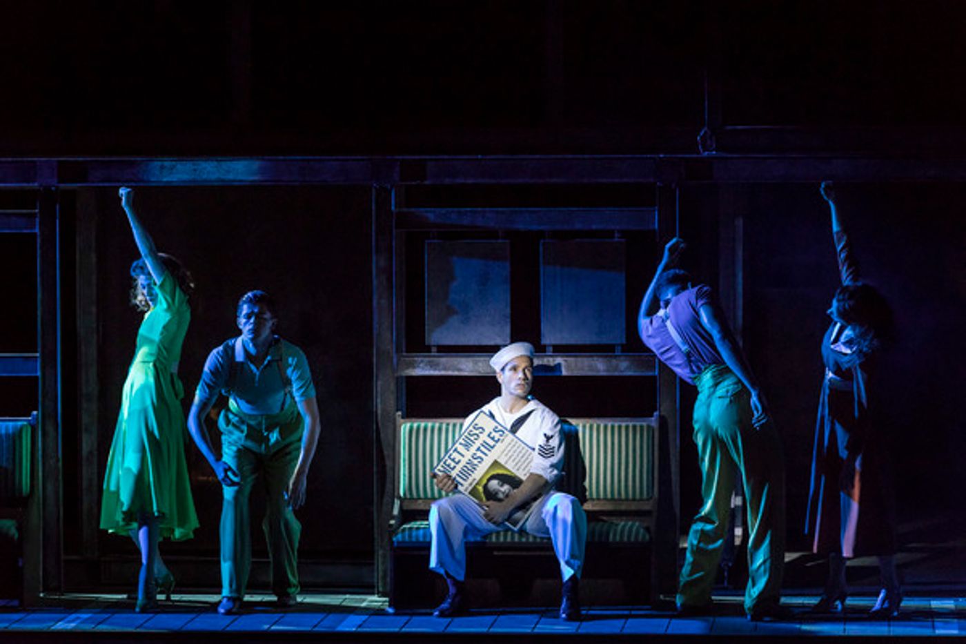 Photo Flash: First Look at ON THE TOWN at Regent's Park Open Air Theatre; Cast Member Replaced Due to Injury  Image