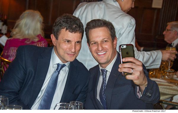 David Remnick with Josh Charles Photo