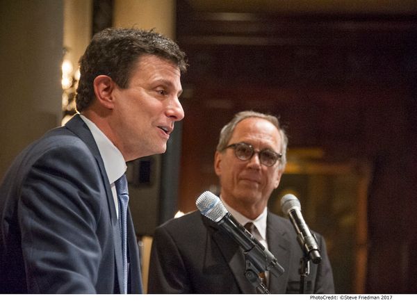 David Remnick and David Hajdu Photo