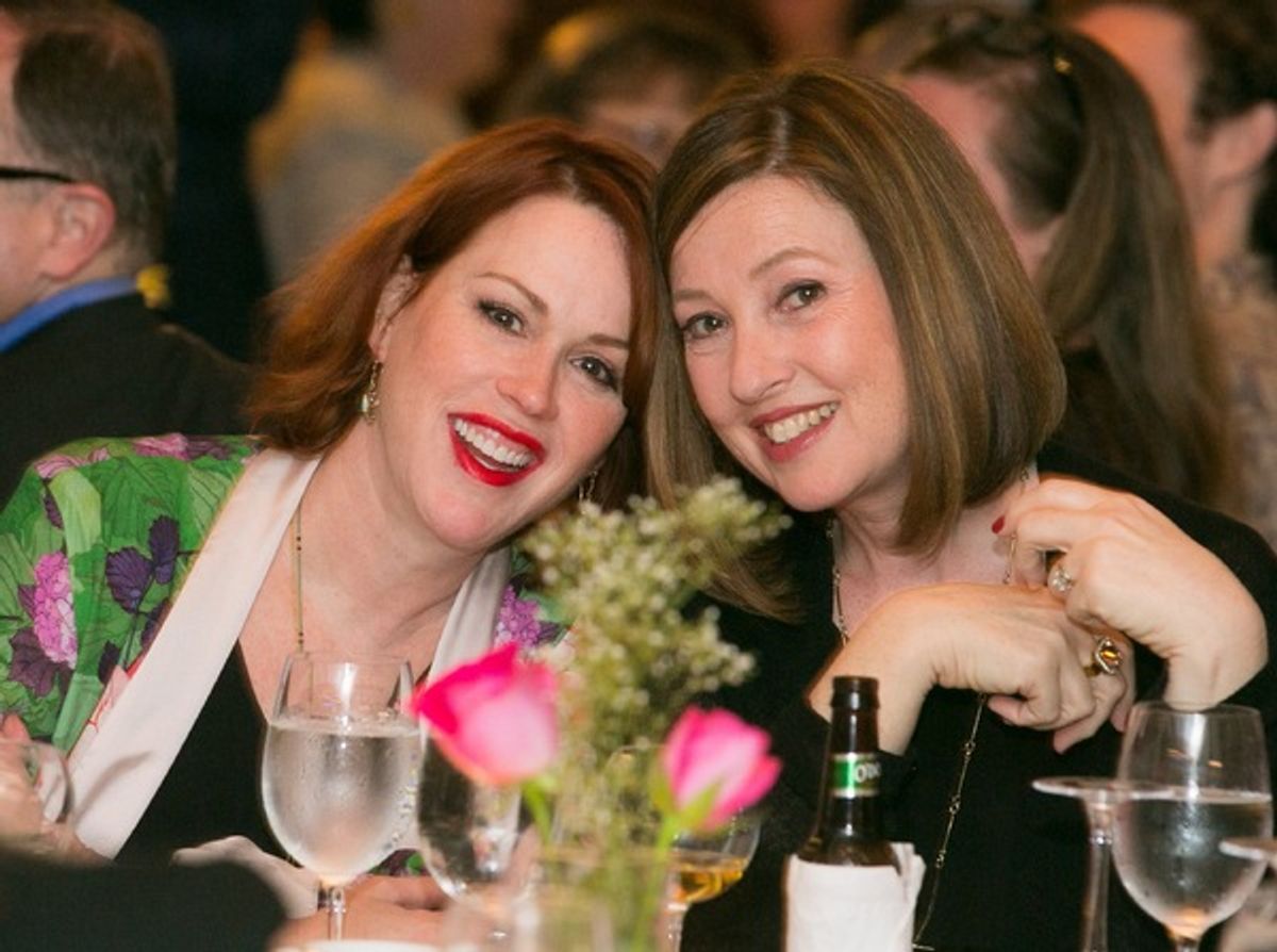 Molly Ringwald and Victoria Leacock Hoffman at 