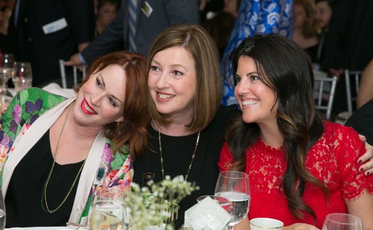 Molly Ringwald, Victoria Leacock Hoffman, Monica Lewinsky  at 