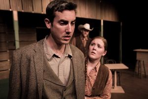 Ransome Foster (Jacob Tice), Bert Barricune (Chris James) & Hallie Jackson (Jill Heinecke) @ BroadwayWorld Ransome Foster (Jacob Tice), Bert Barricune (Chris James) & Hallie Jackson (Jill Hein Photo